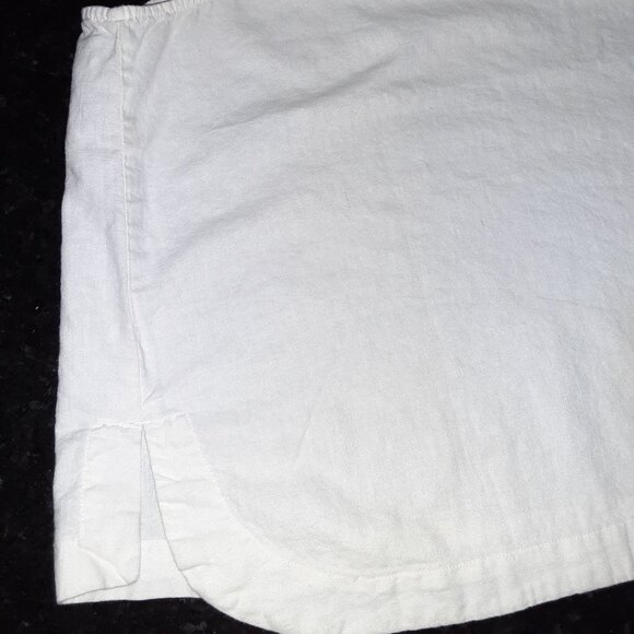 Lg Linen Top * Counterparts Sz 14 Capris, Blck & White Pinstripe * Pull-on - Picture 11 of 11
